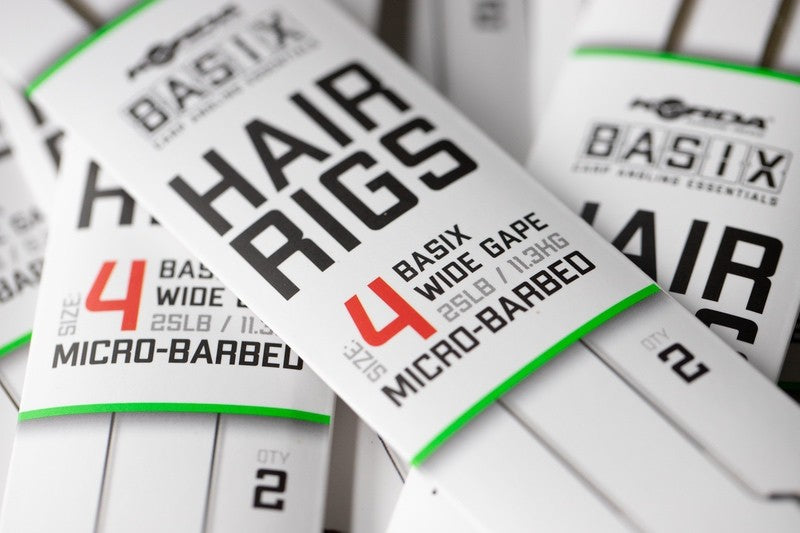Korda - Basix Hair Rigs Wide Gape 4 25lb