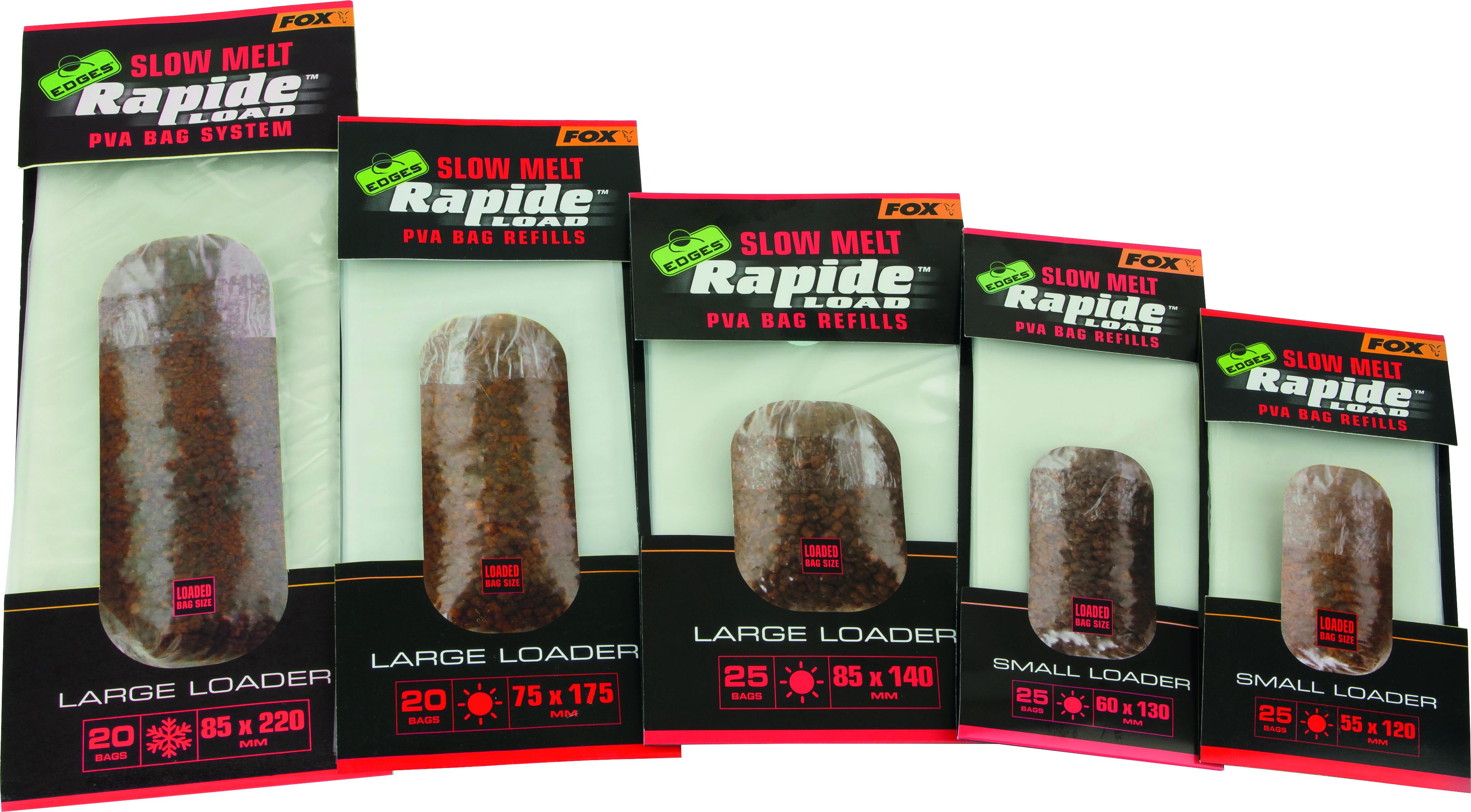 Fox - Edges Rapide Refills Slow Melt 60mmx130mm 25 bags