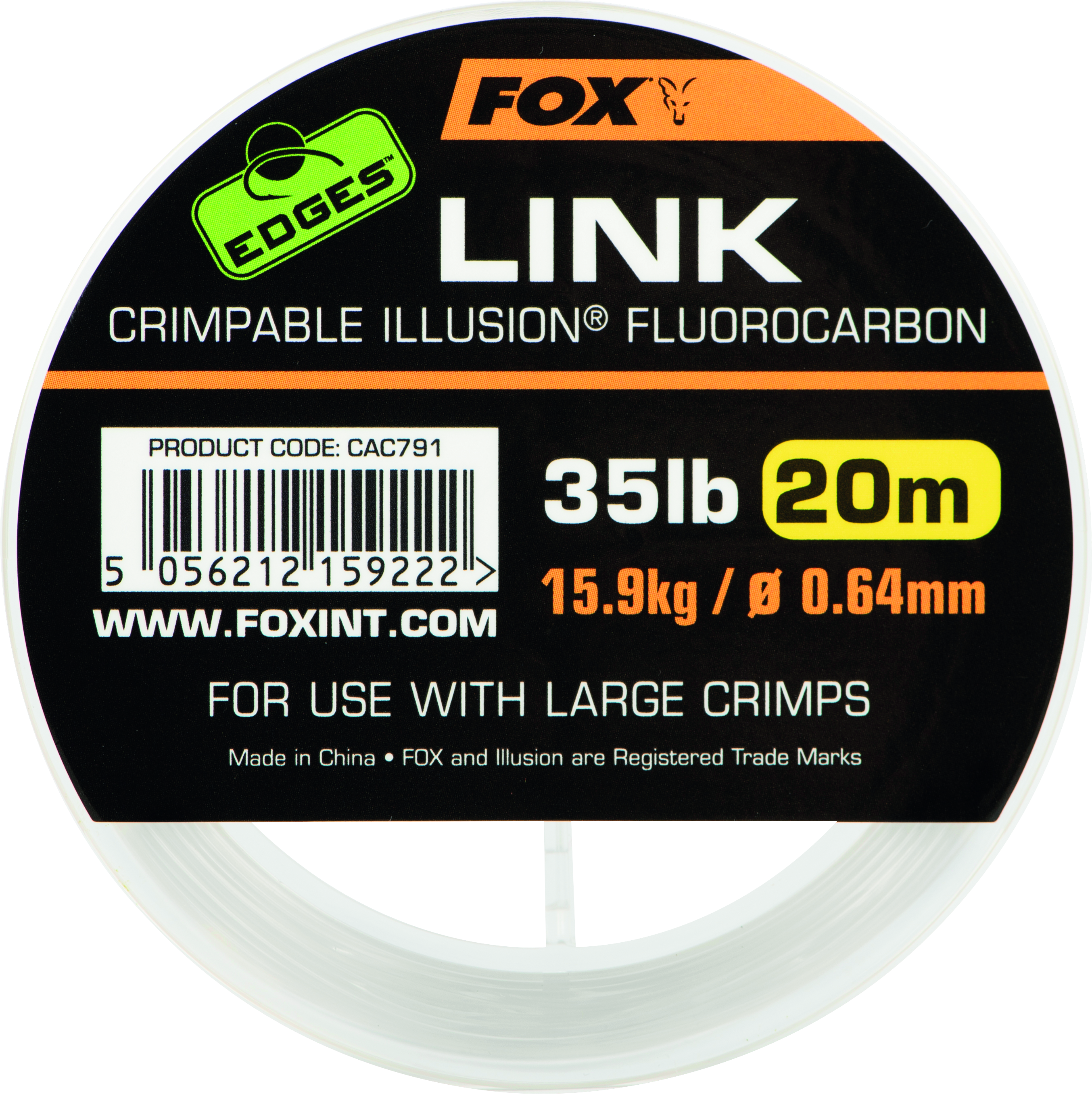 Fox - Edges Link Illusion Fluorocarbon 0.64mm 35lb 20m