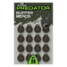 Pack of Fox Rage Predator Crimps on a gray background