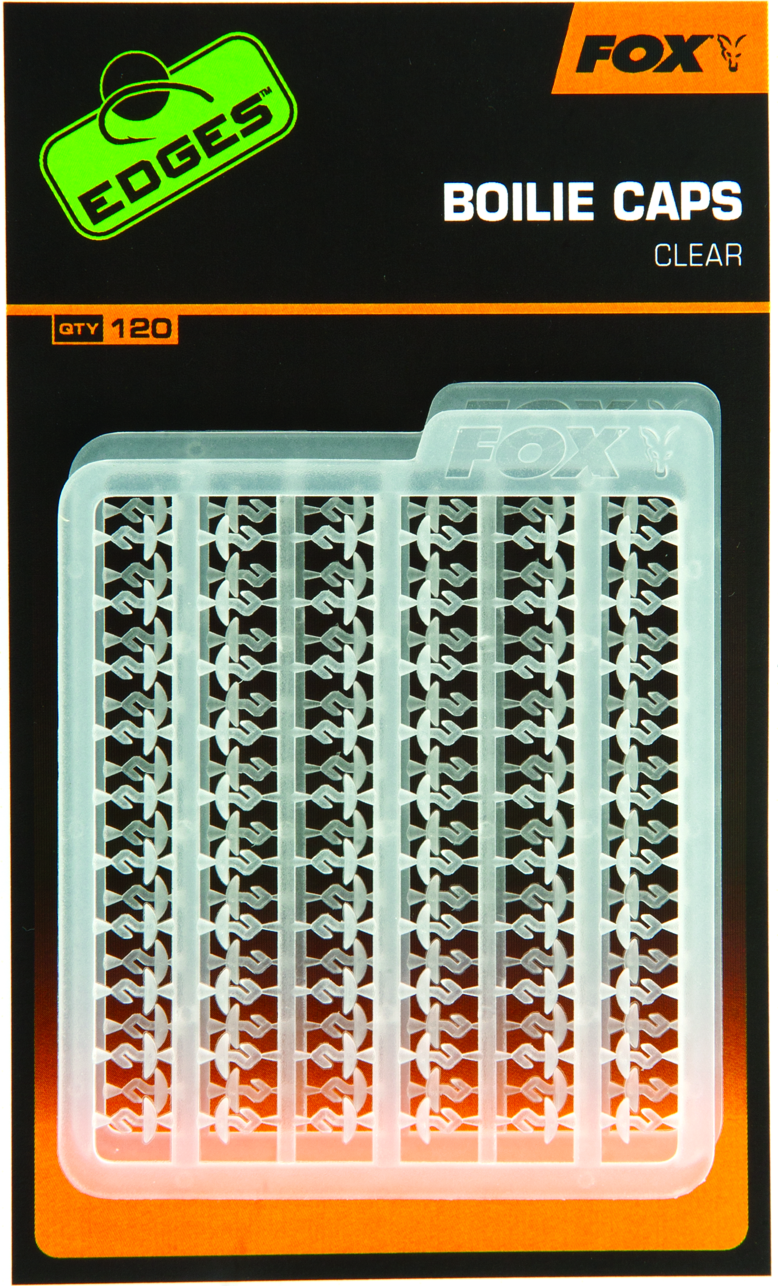 Fox - Edges Boilie Caps clear 120pcs