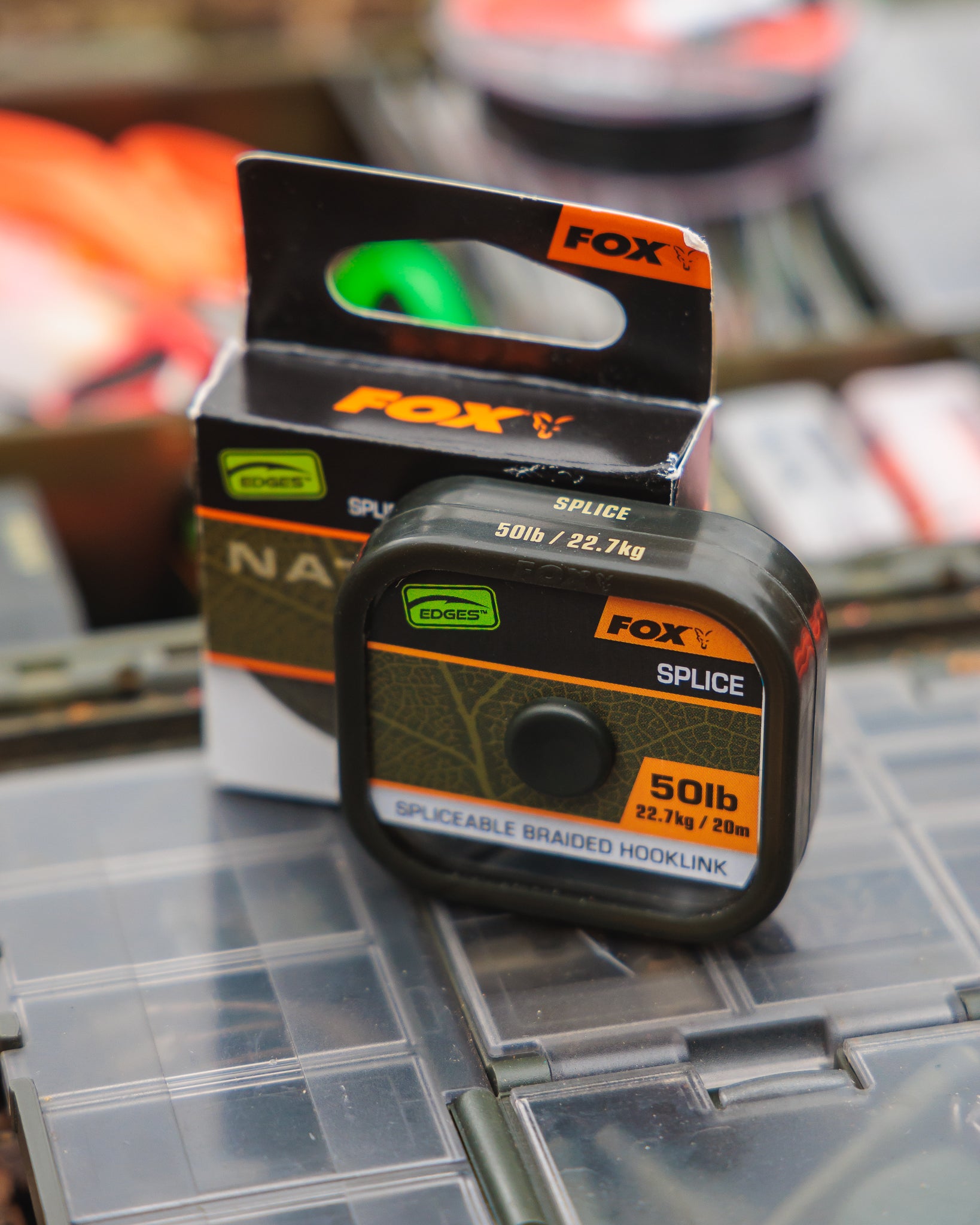 Fox - Edges Naturals Splice Hooklenght 50lb 10m