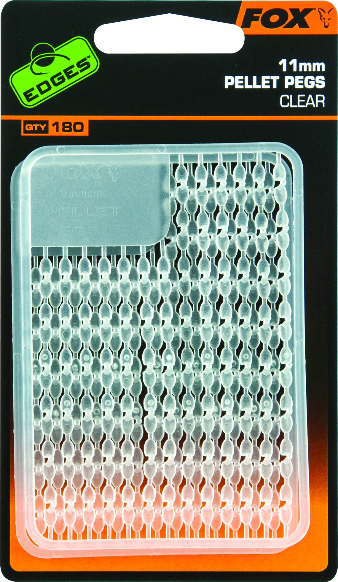 Fox - Edges Pellet Pegs 11mm clear 2pcs