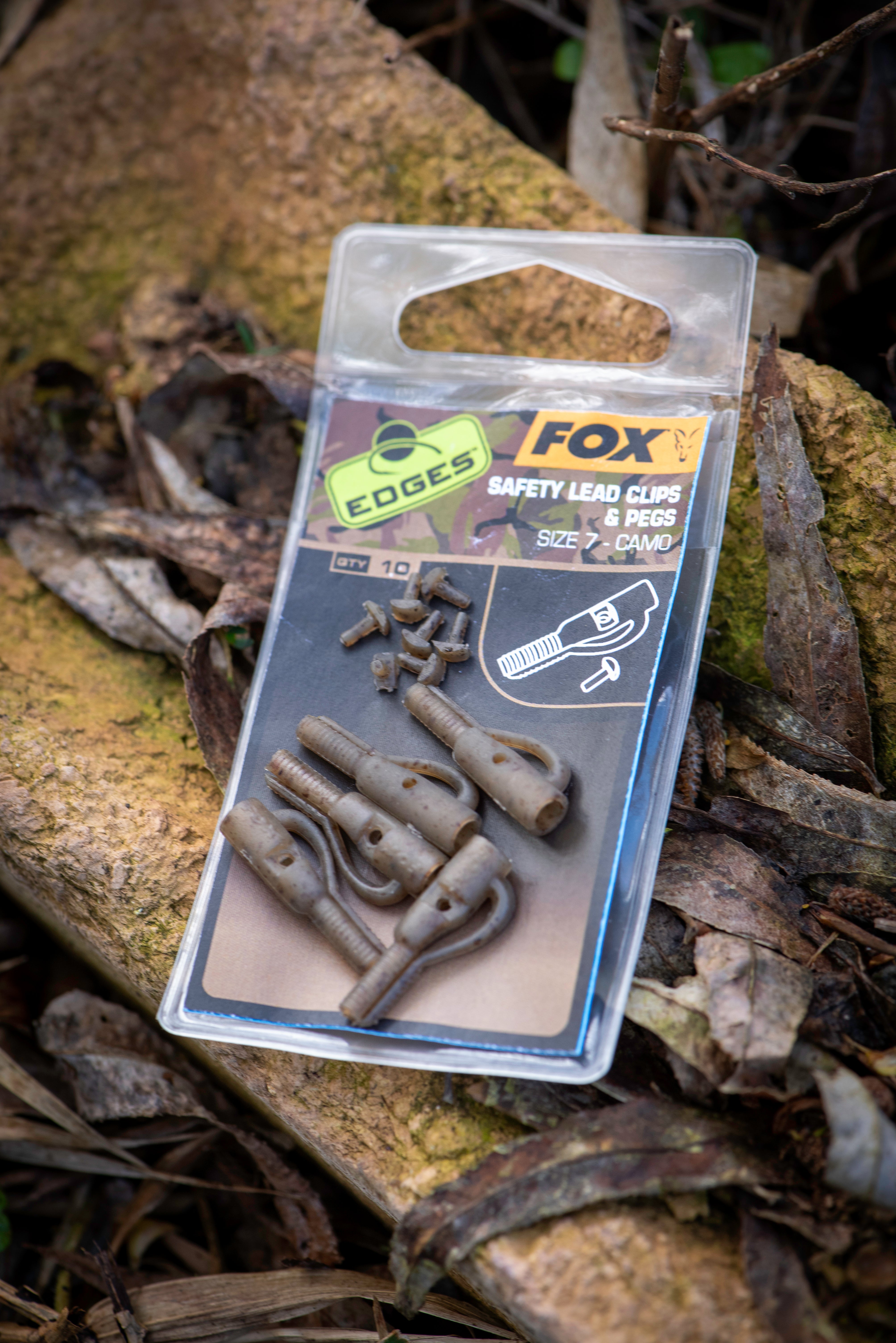 Fox - Edges Camo Size 7 Lead Clip Tail Rubbers