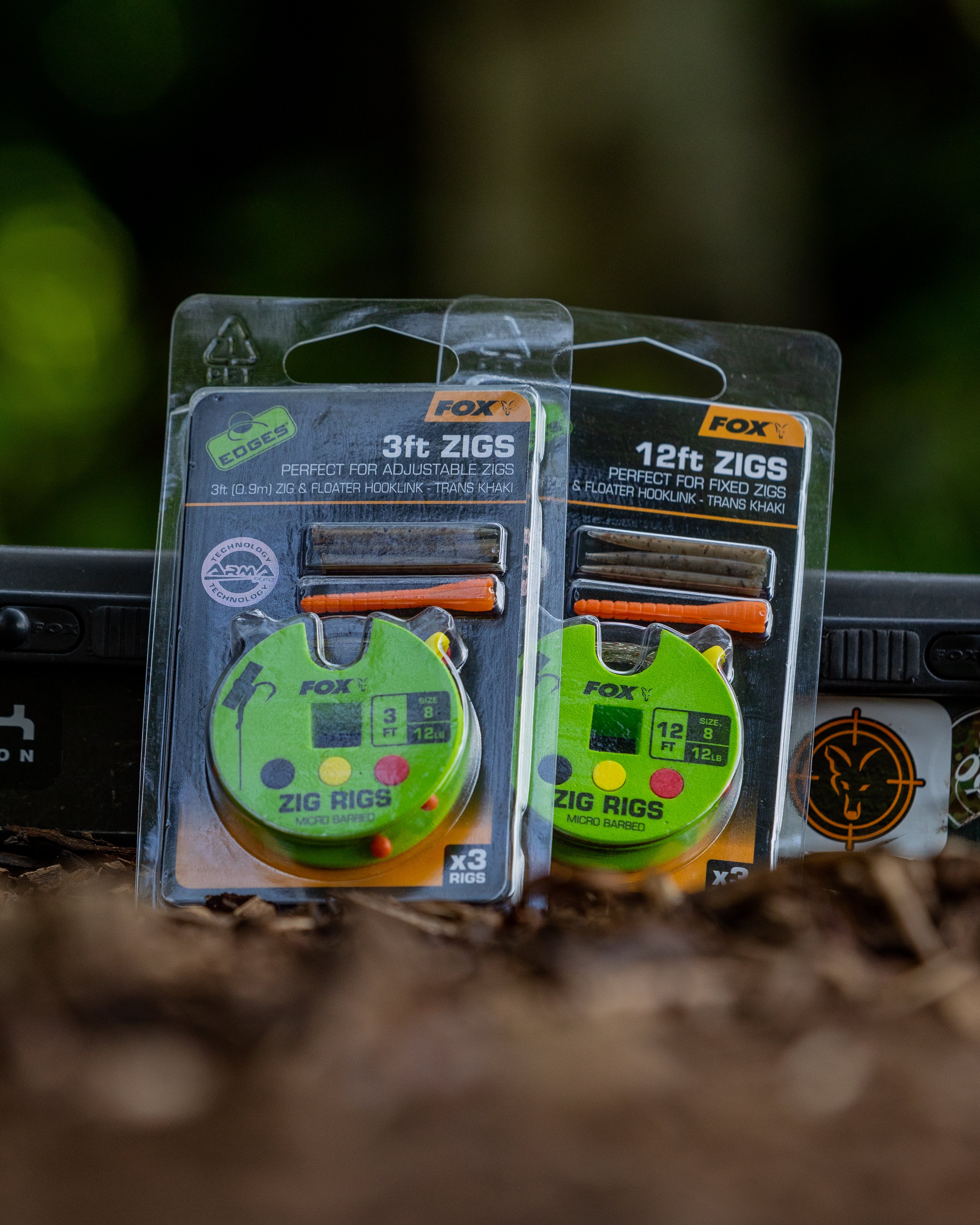 Fox - Edges Zig Ready Rigs Size 8 12lb 13ft 3pcs
