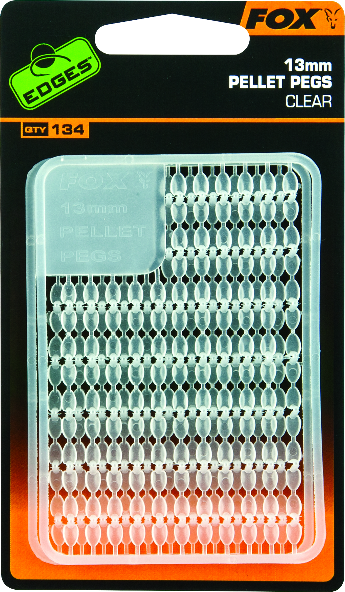 Fox - Edges Pellet Pegs 13mm clear 2pcs