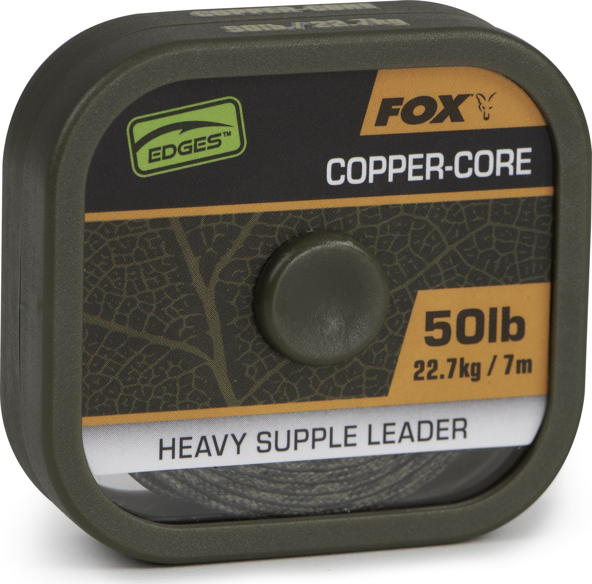 Fox - Edges Naturals Copper-Core Leader 50lb 7m