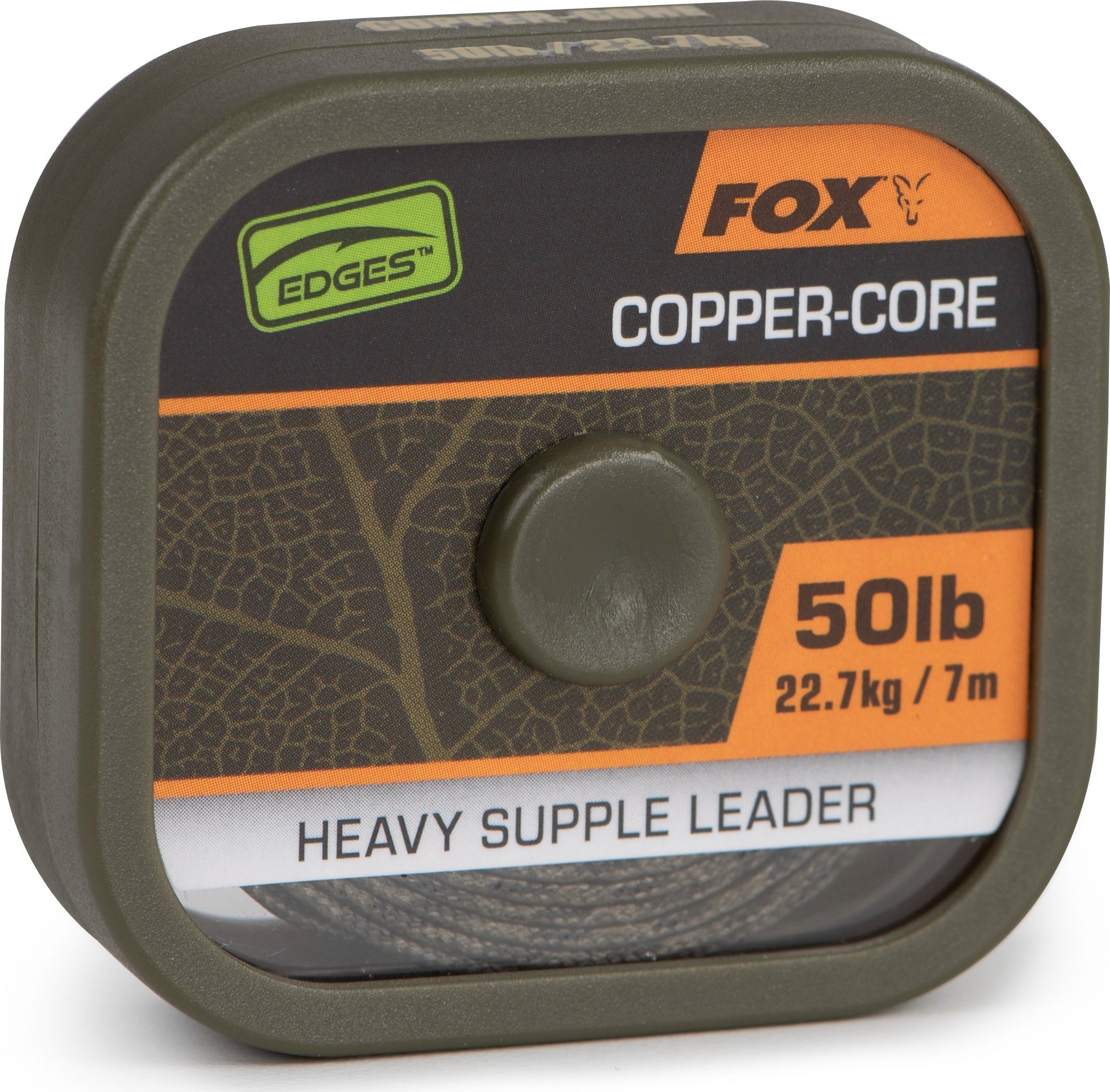 Fox - Edges Naturals Copper-Core Leader 50lb 7m