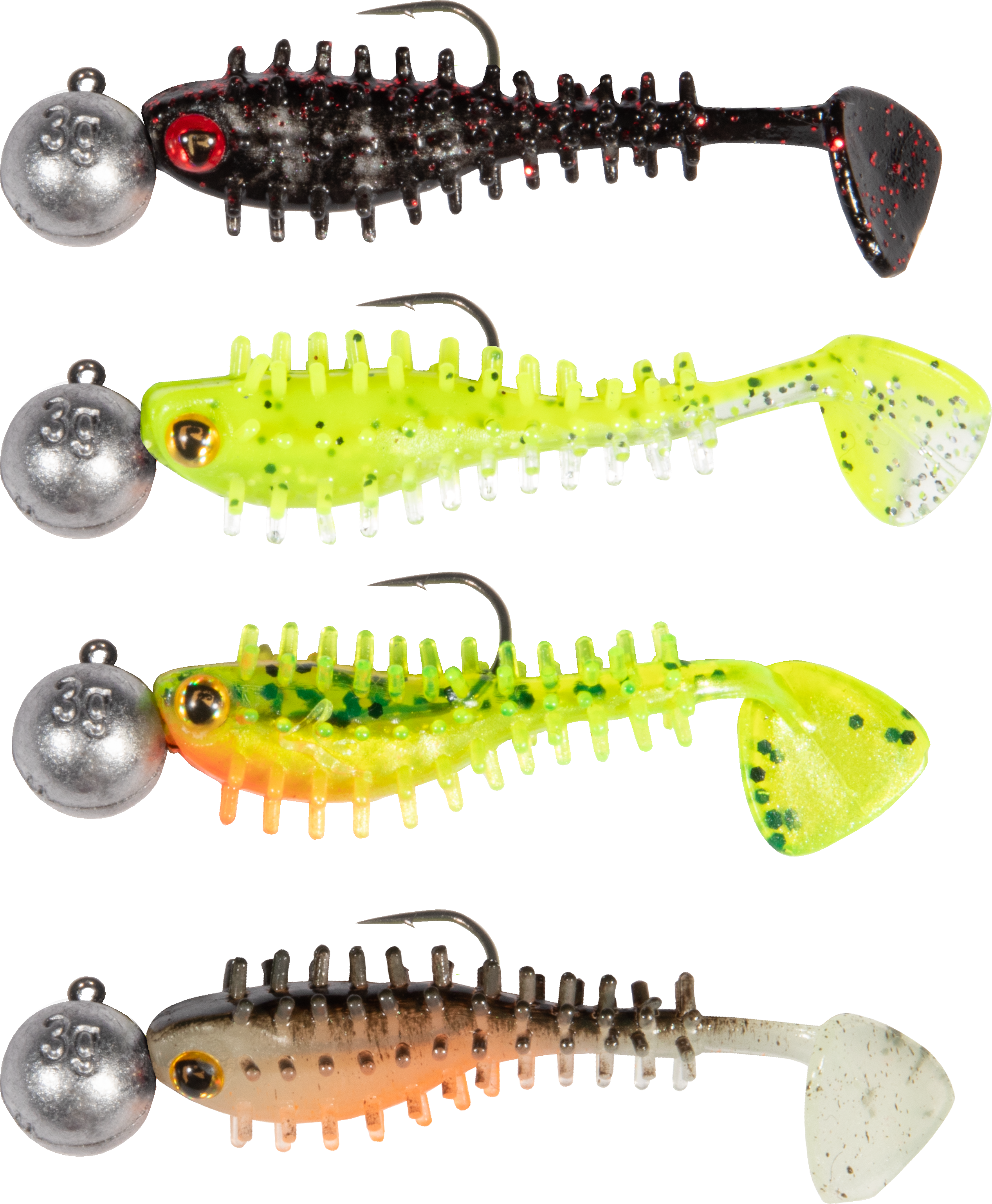 Fox Rage - Micro Spikey Fry Mixed UV Colour Pack loaded N CA LT HO