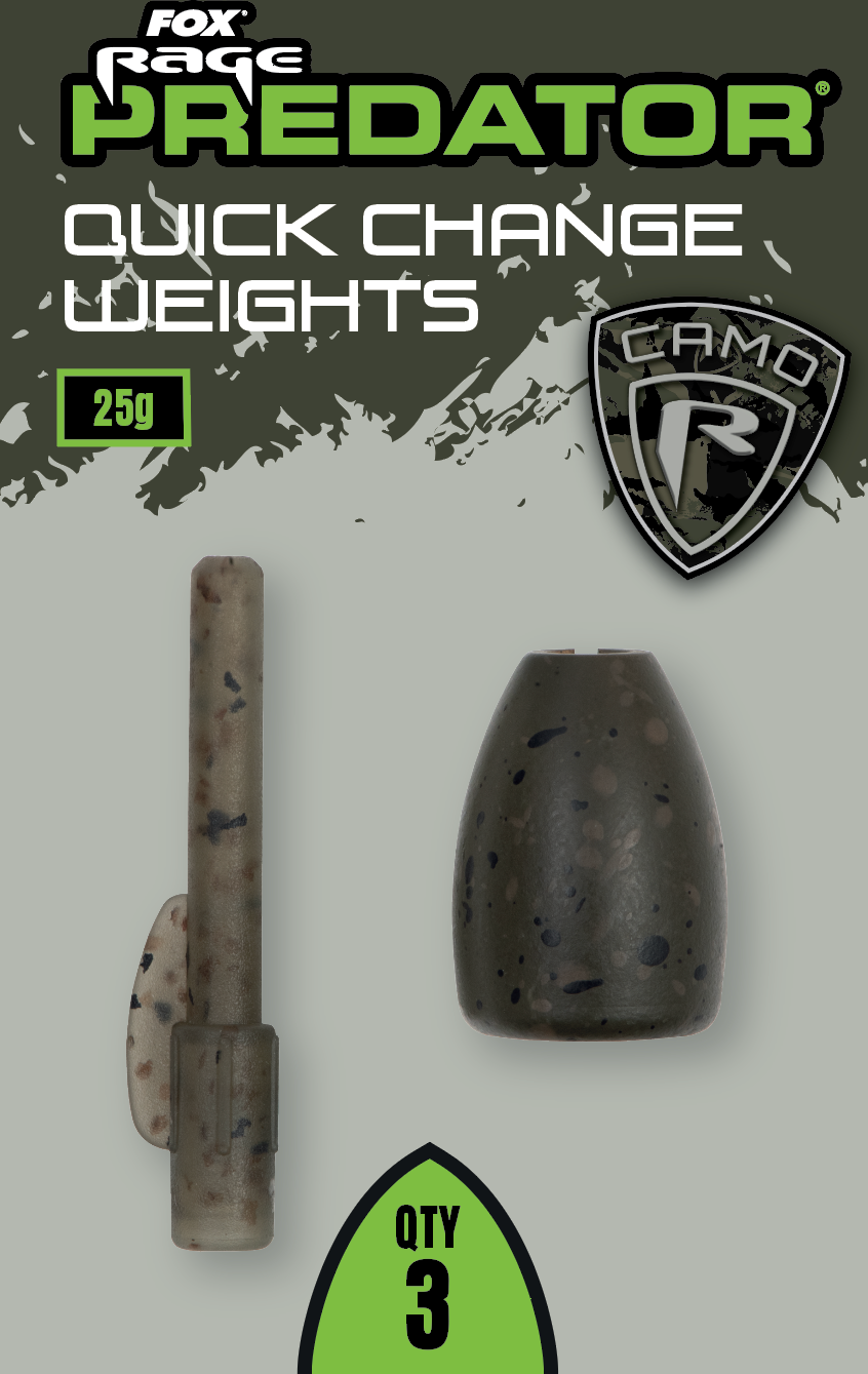 Fox Rage Predator - Camo Quick Change Weights 5g 4pcs