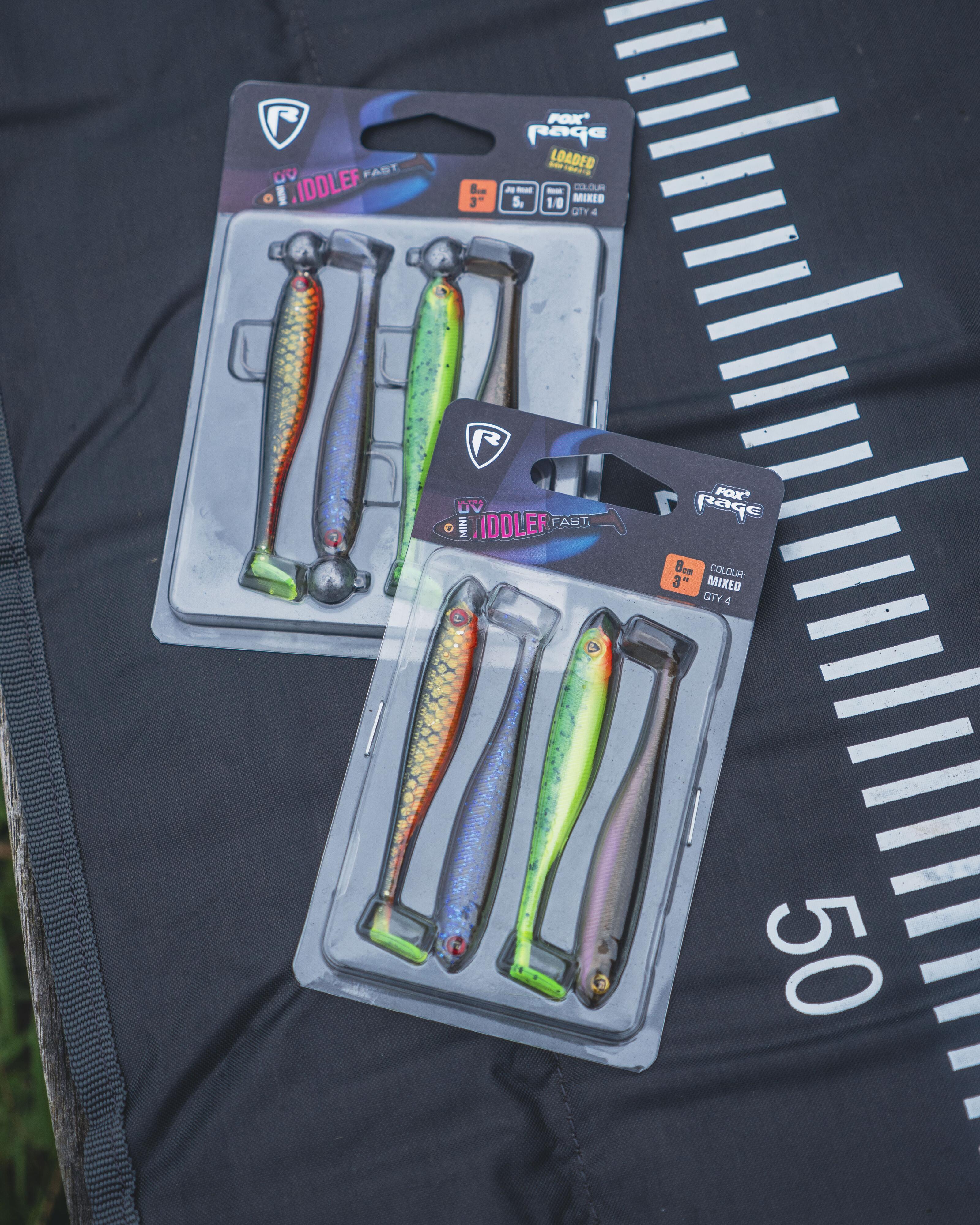 Fox Rage - Mini Tiddler Mixed Colour Pack Loaded 4pcs NP WS EF LT