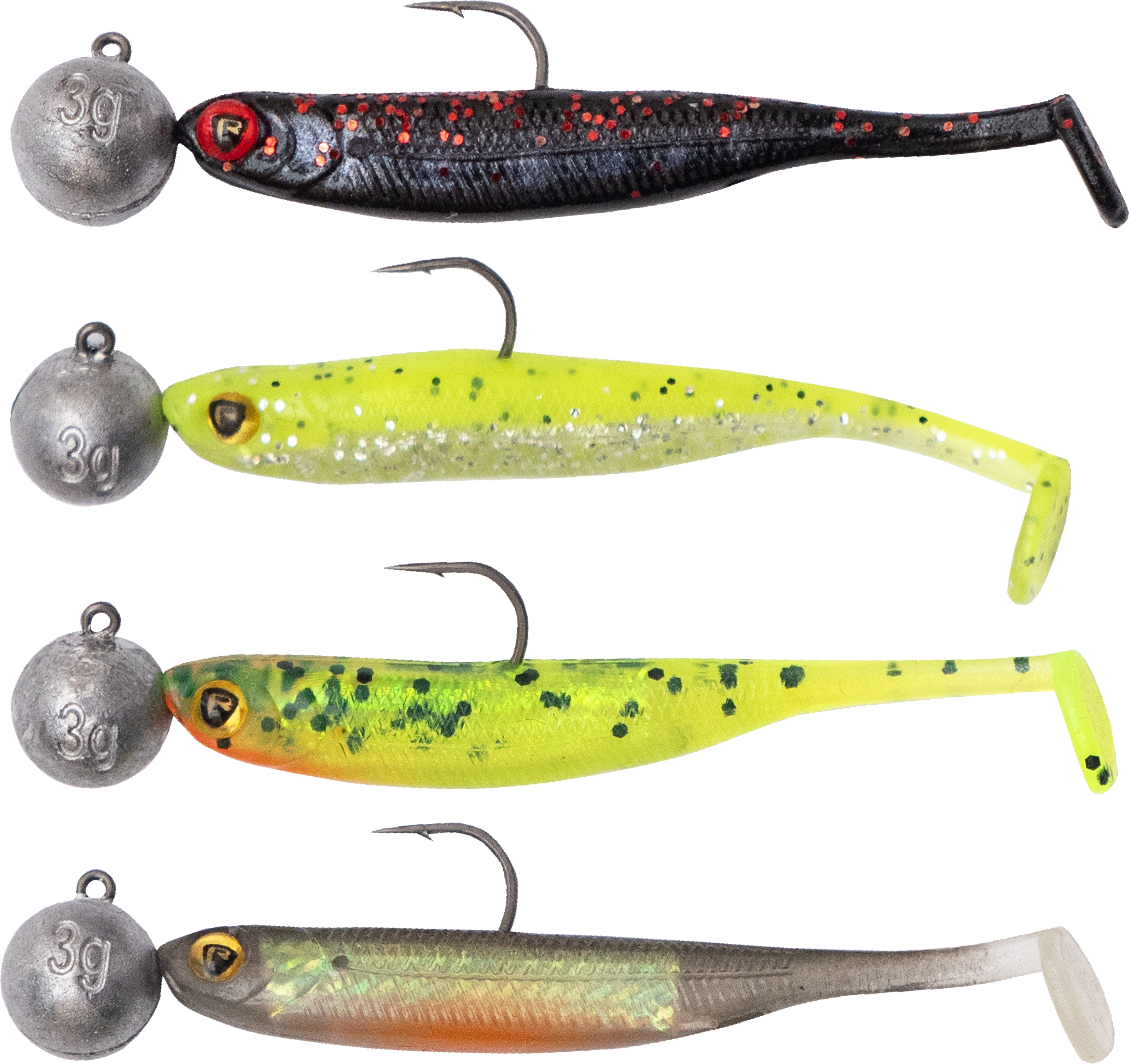 Fox Rage - Micro Tiddler Fast Mixed UV Colour Pack loaded N CA LT HO