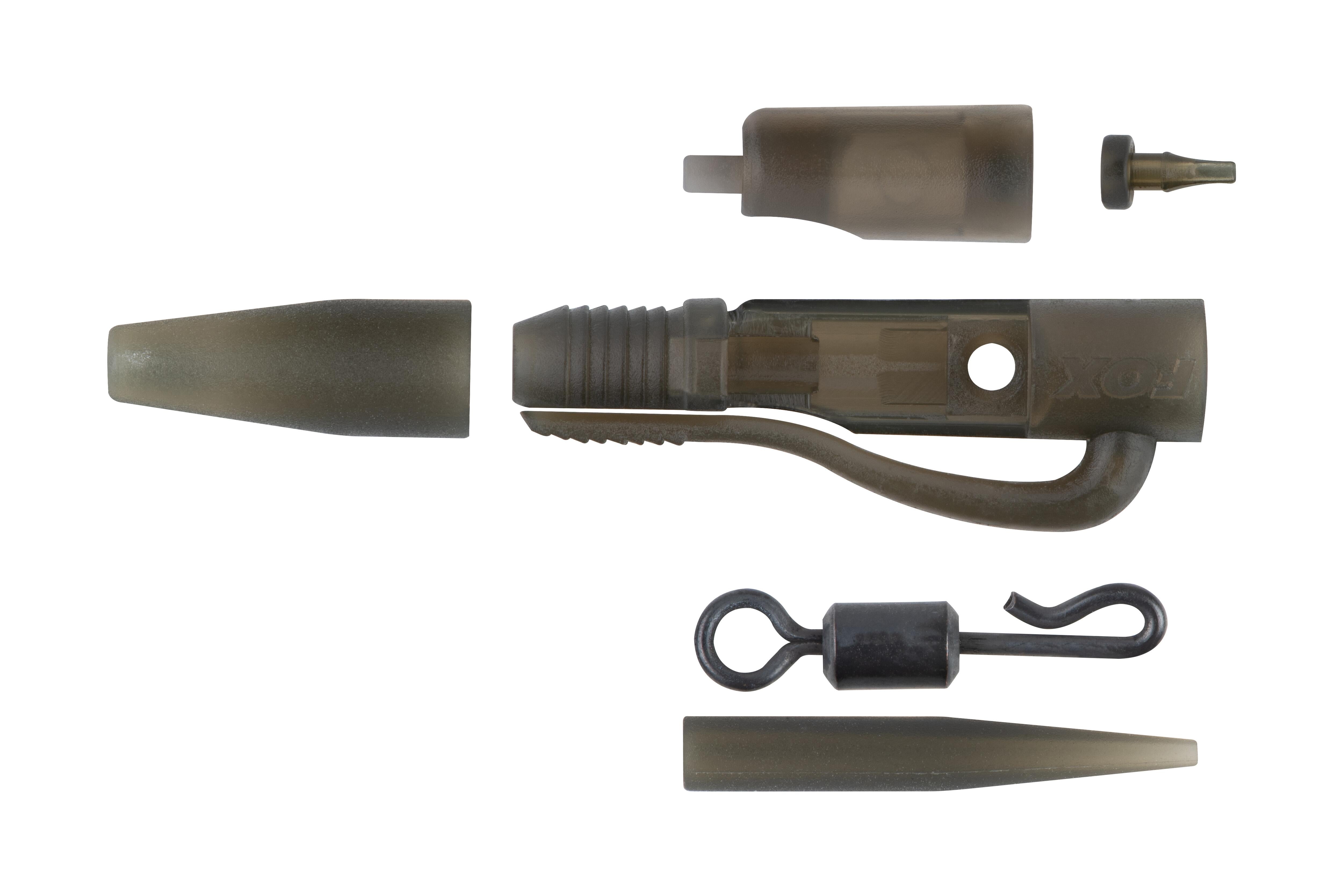 Fox - Edges Naturals Tubing Leadclip Kit 5pcs