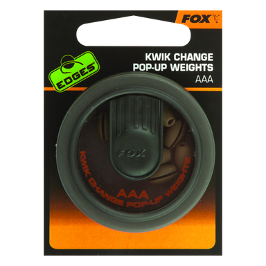 FOX Kwik Change Pop-Up Weights packaging with green and orange design