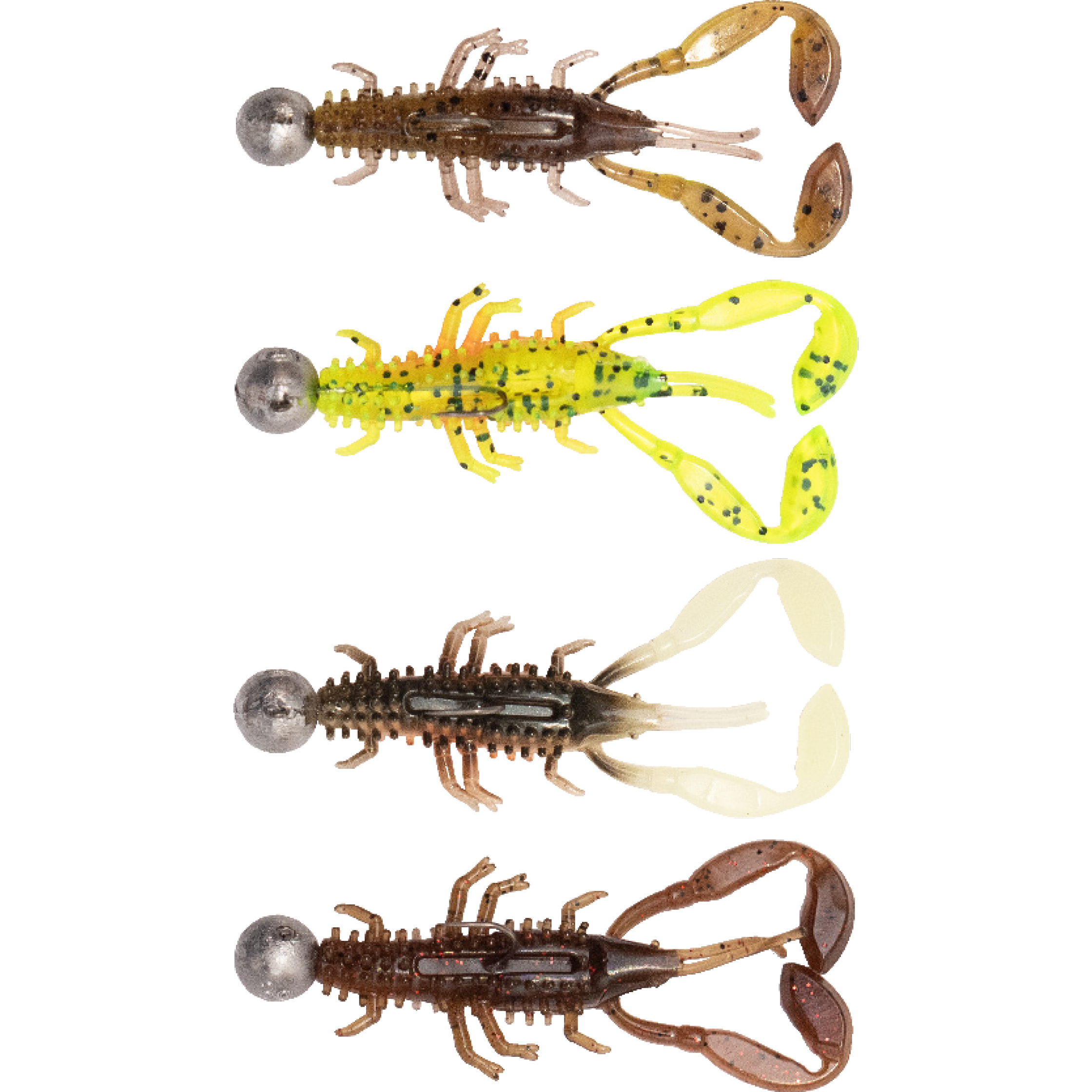 Fox Rage - UV Micro Critter 5cm 4pcs loaded 3g