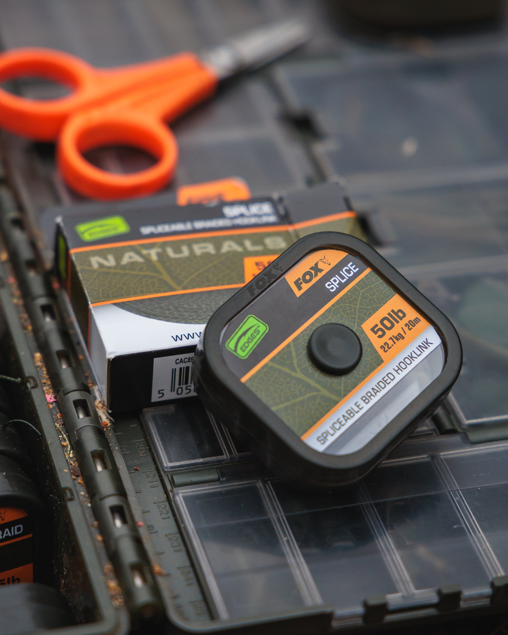 Fox - Edges Naturals Splice Hooklenght 50lb 10m