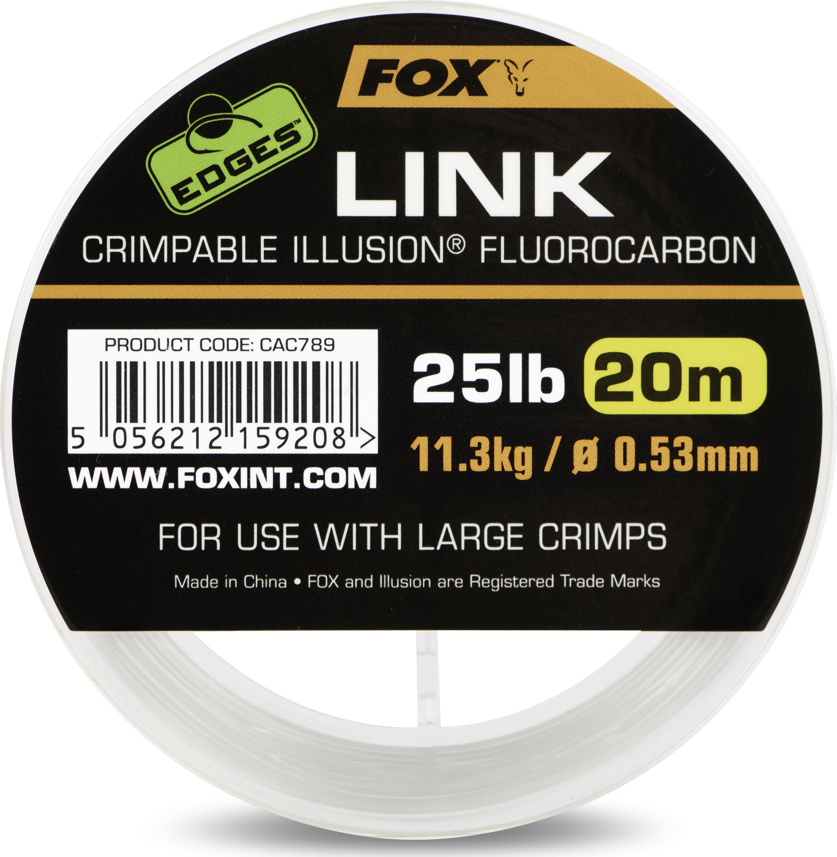Fox - Edges Link Illusion Fluorocarbon 0.53mm 25lb 20m