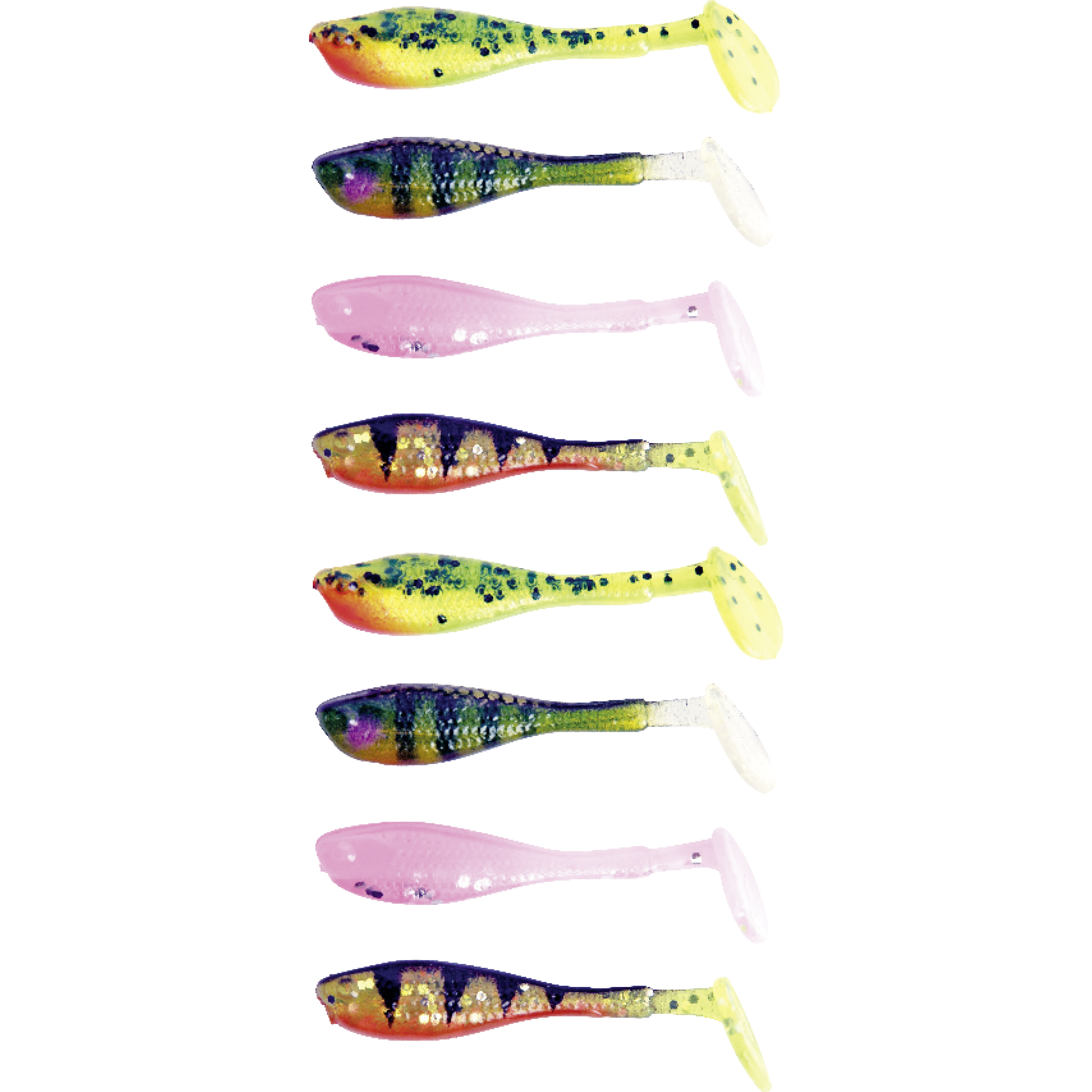 Fox Rage - Mini Fry UV Mixed Colour Pack 2 4cm 8pcs