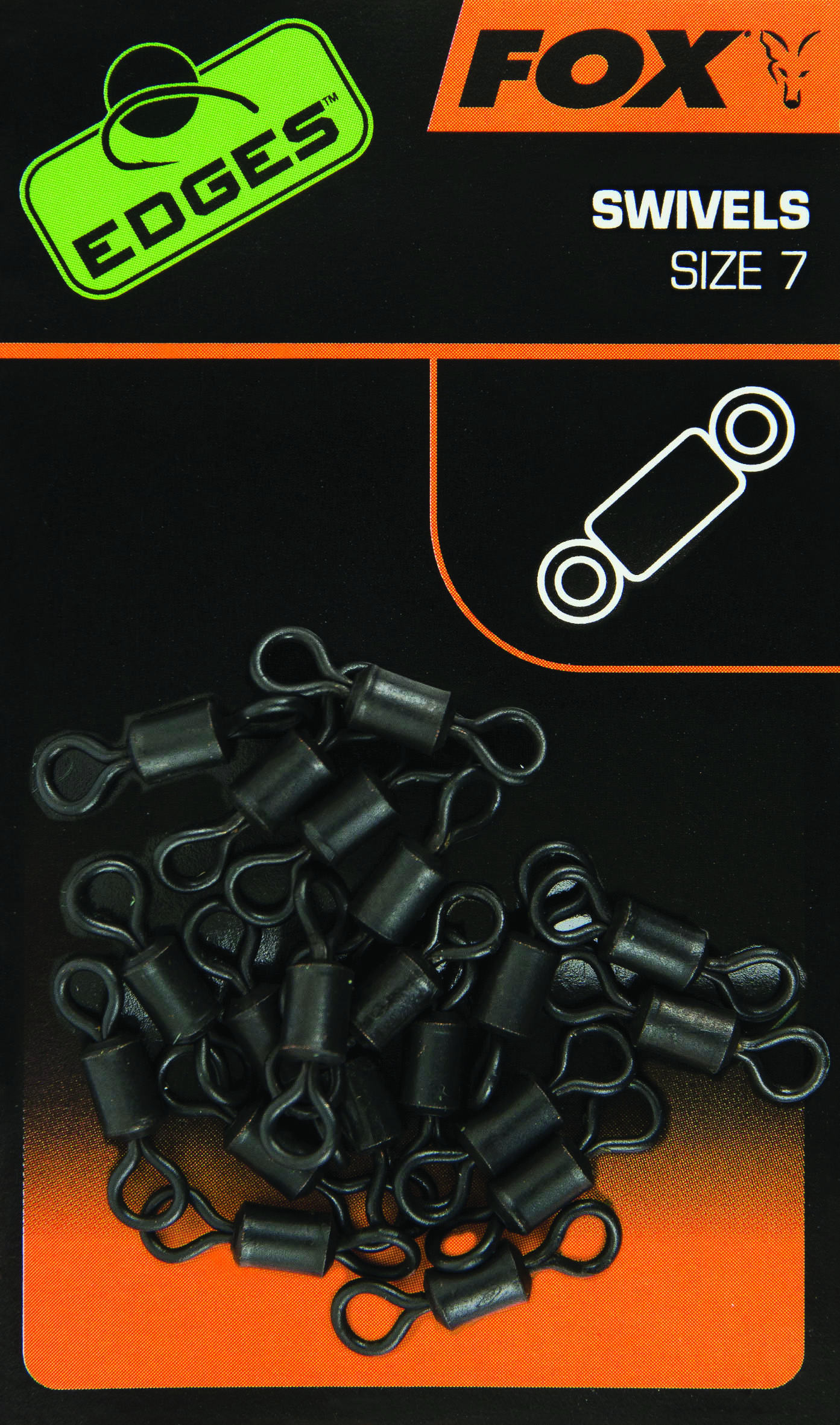 Fox - Edges Swivels Standard Size 7 20pcs