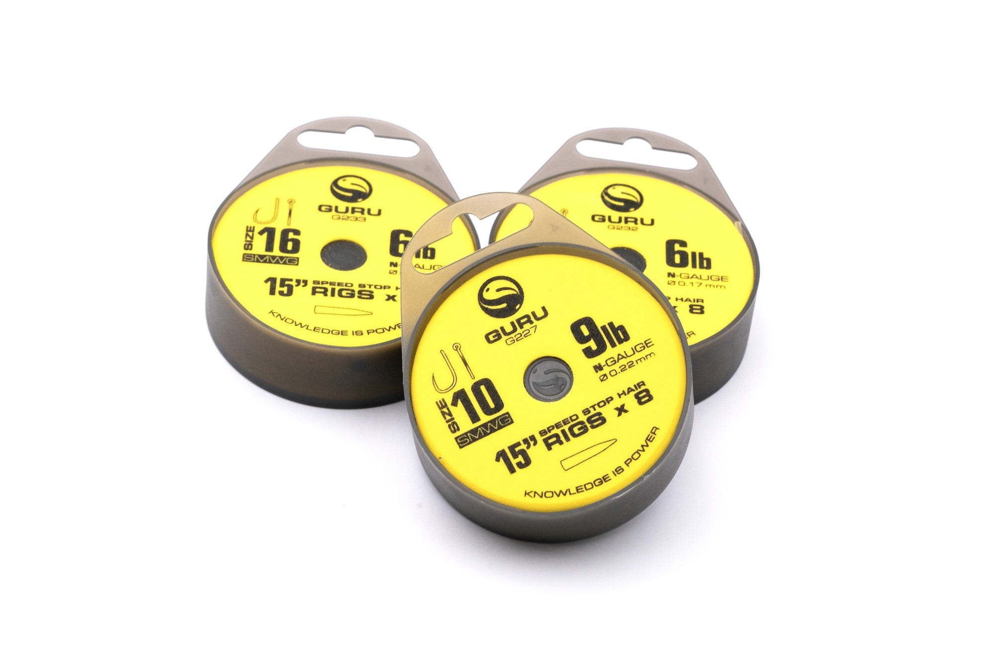 Guru - SMWG Speed Stop Rigs 15in – Size 10 (0.22mm)