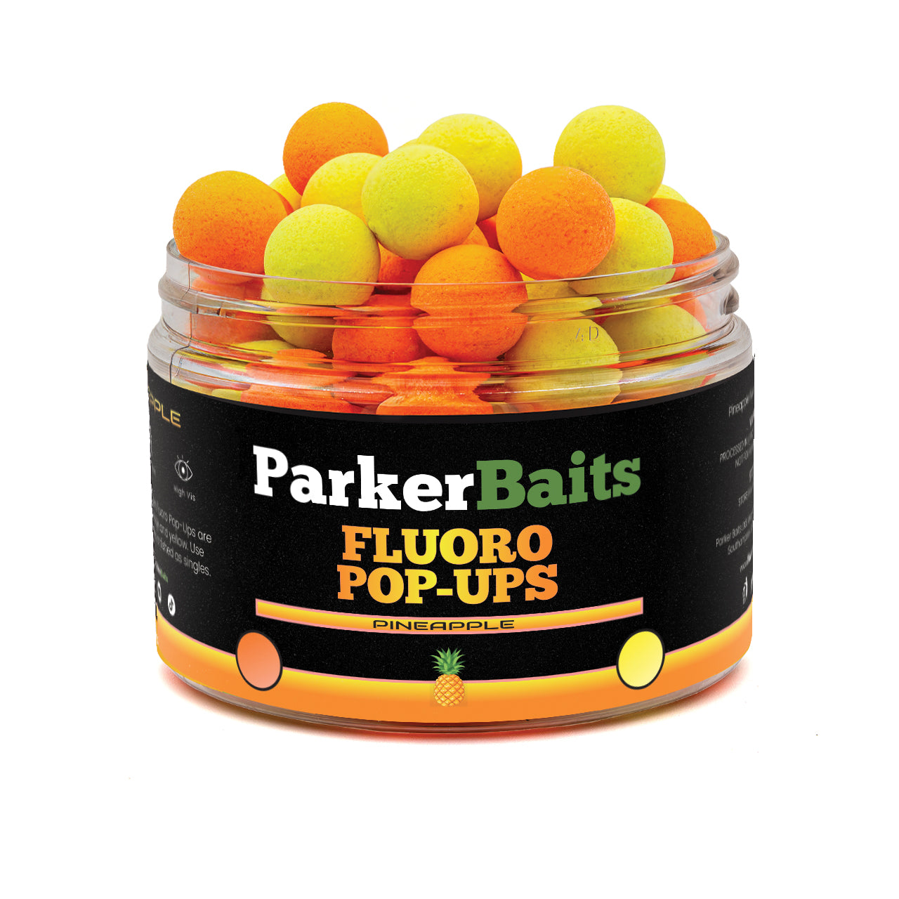 Parker Baits Pineapple Fluoro Pop-Ups