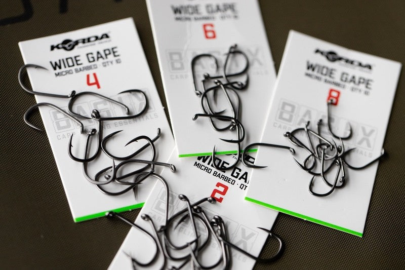 Korda - Basix Wide Gape – Barbed Size 2
