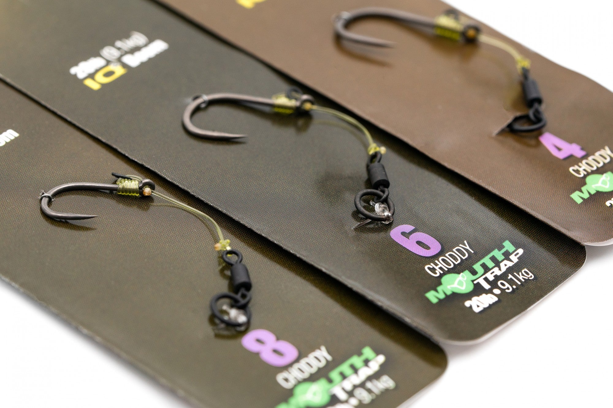 Korda - Hinge Rig Choddy Barbed Size 8 MT 20lb IQ2 20lb