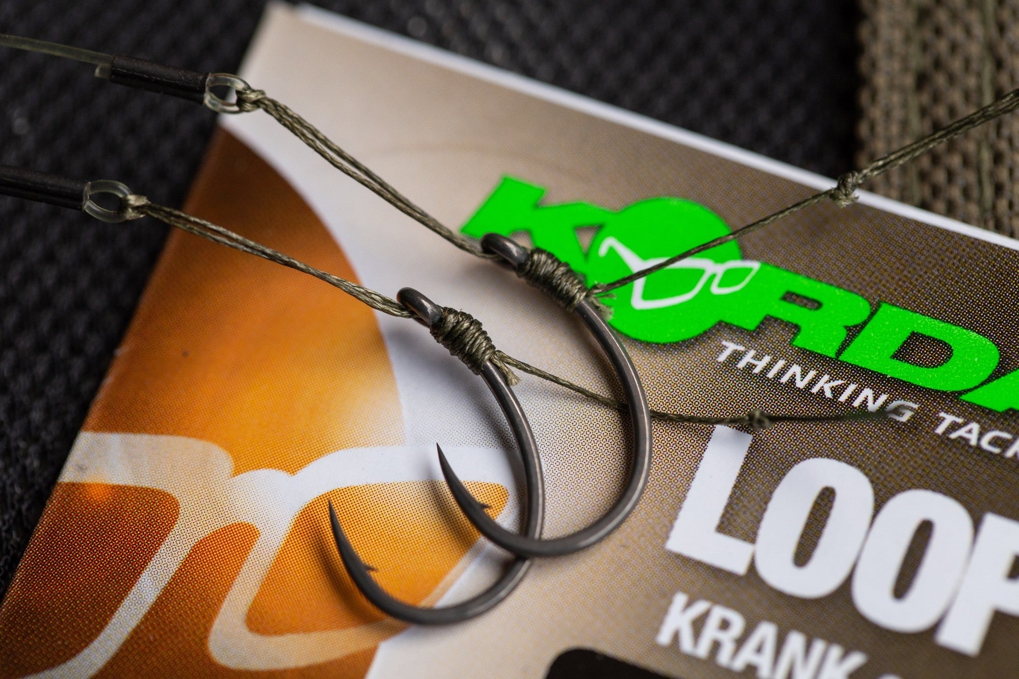 Korda - Loop Rig Krank Hook Barbed Size 6 18lb