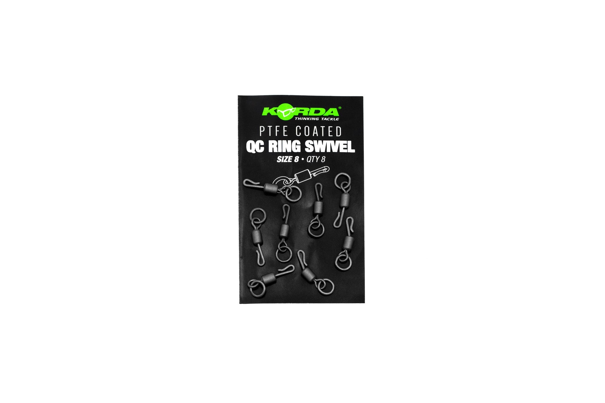 Korda - PTFE QC Ring Swivel Size 8