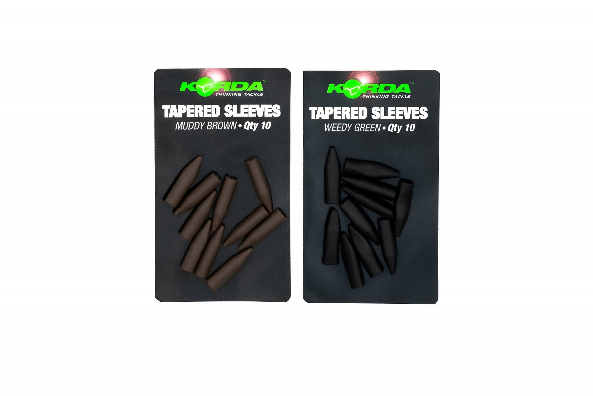 Korda - Tapered Silicone Sleeves Brown