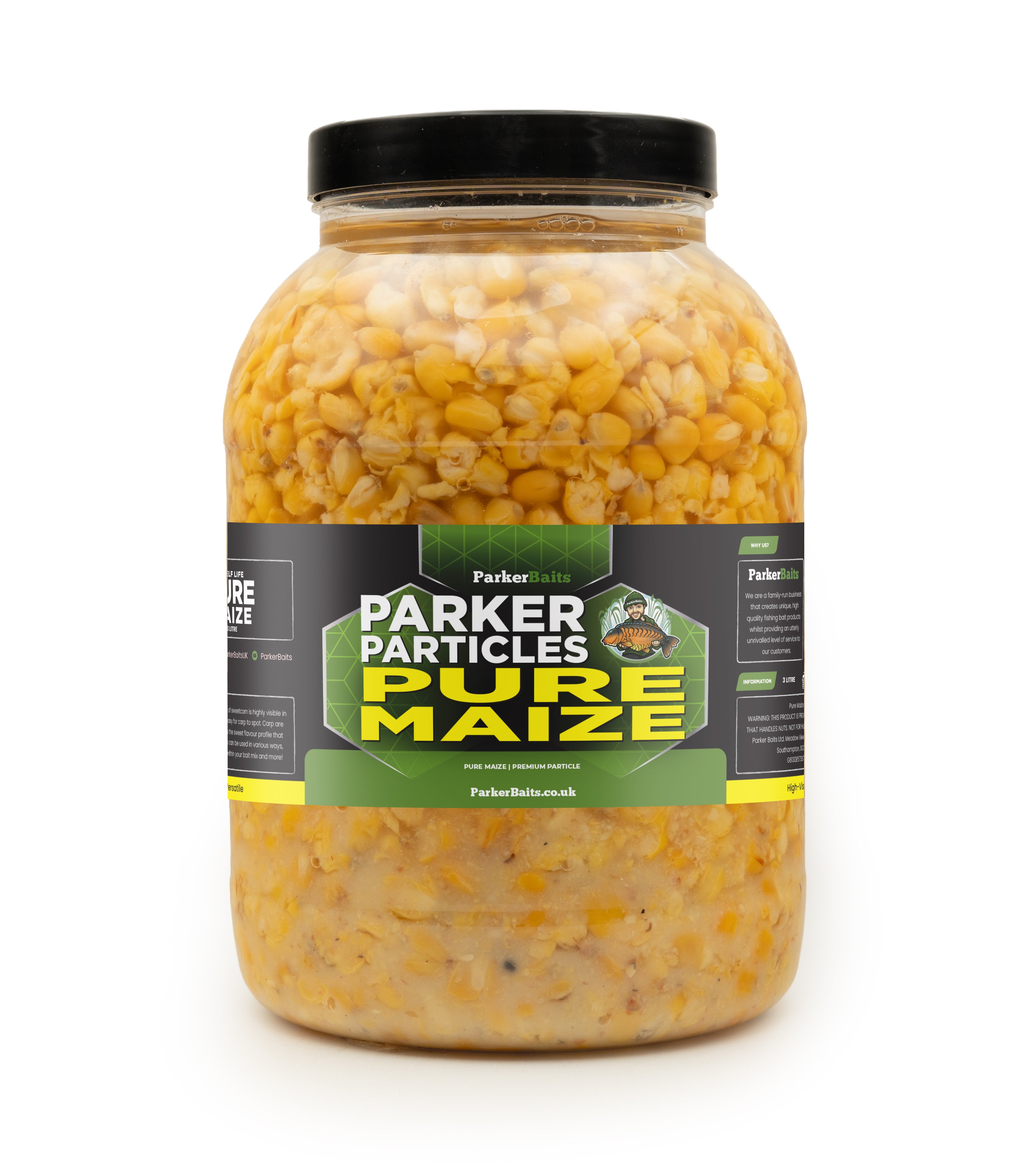 Parker Baits Pure Maize 3kg Shelf Life