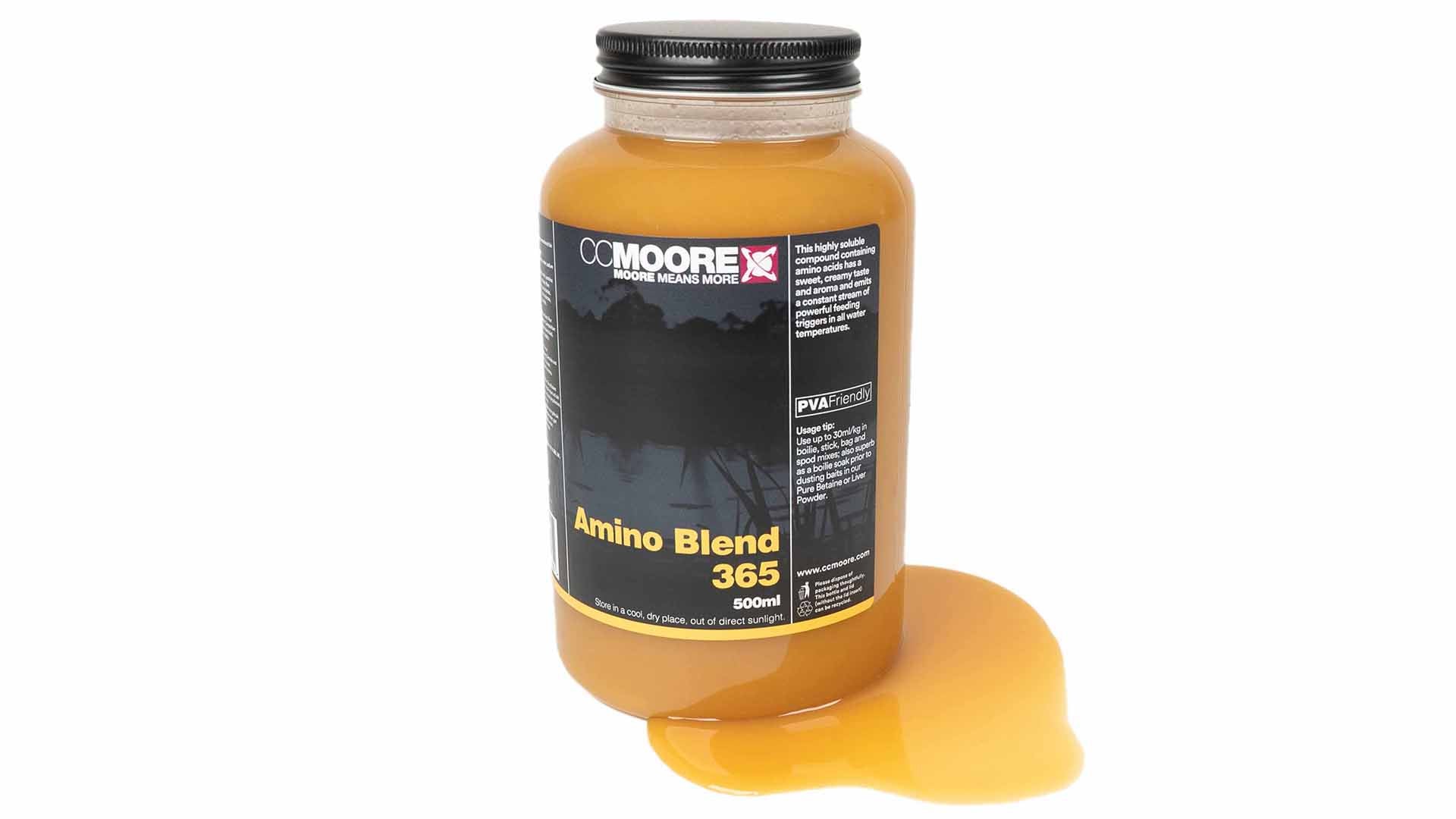 CC Moore Amino Blend 365 500ml bottle of liquid amino acid carp bait additive