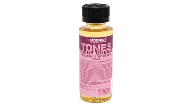 CC Moore Dairy Cream Tones Hookbait Booster 50ml bottle of sweet milky carp hookbait glug
