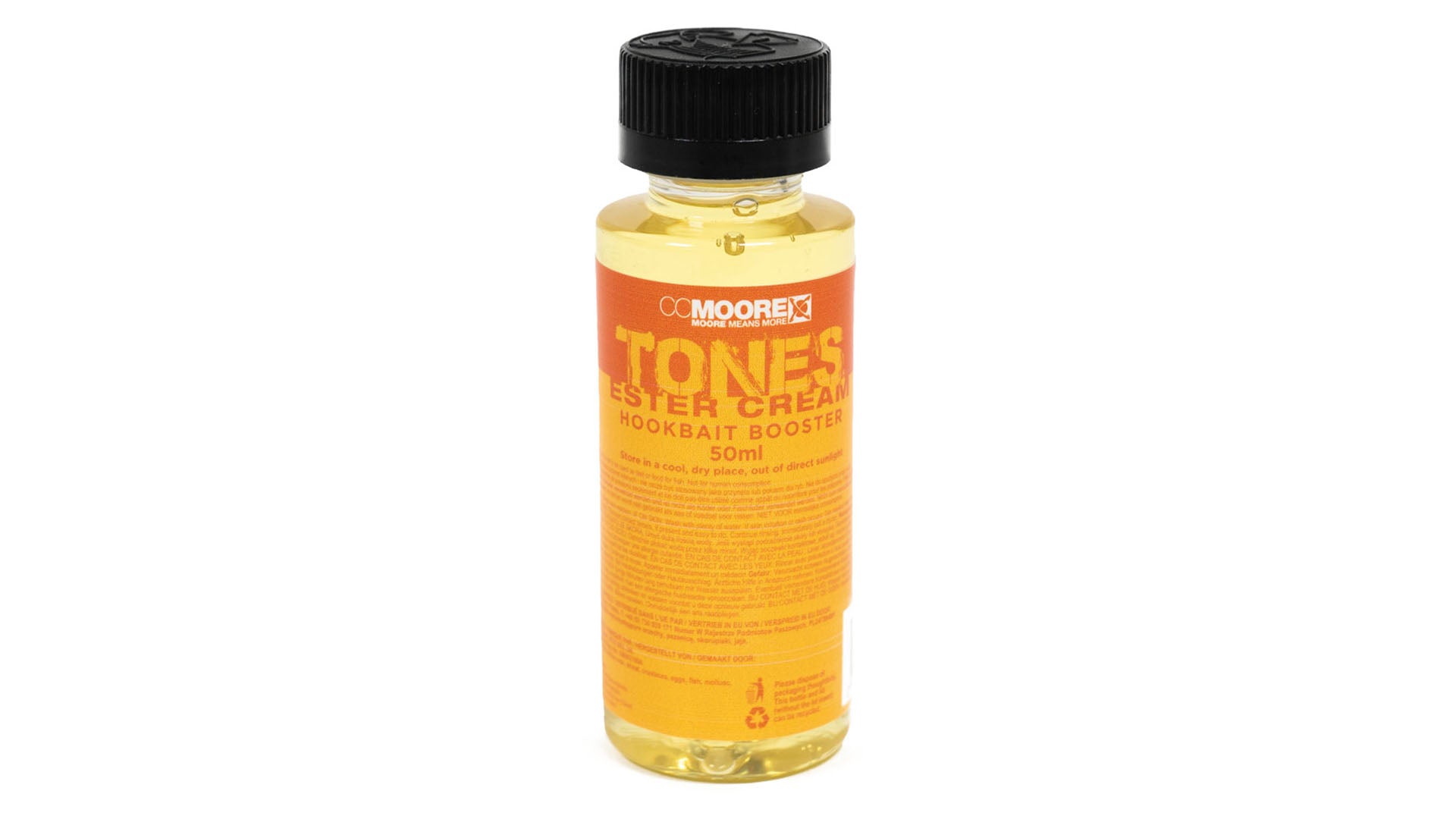 CC Moore Ester Cream Tones Hookbait Booster 50ml bottle of creamy pear carp hookbait glug