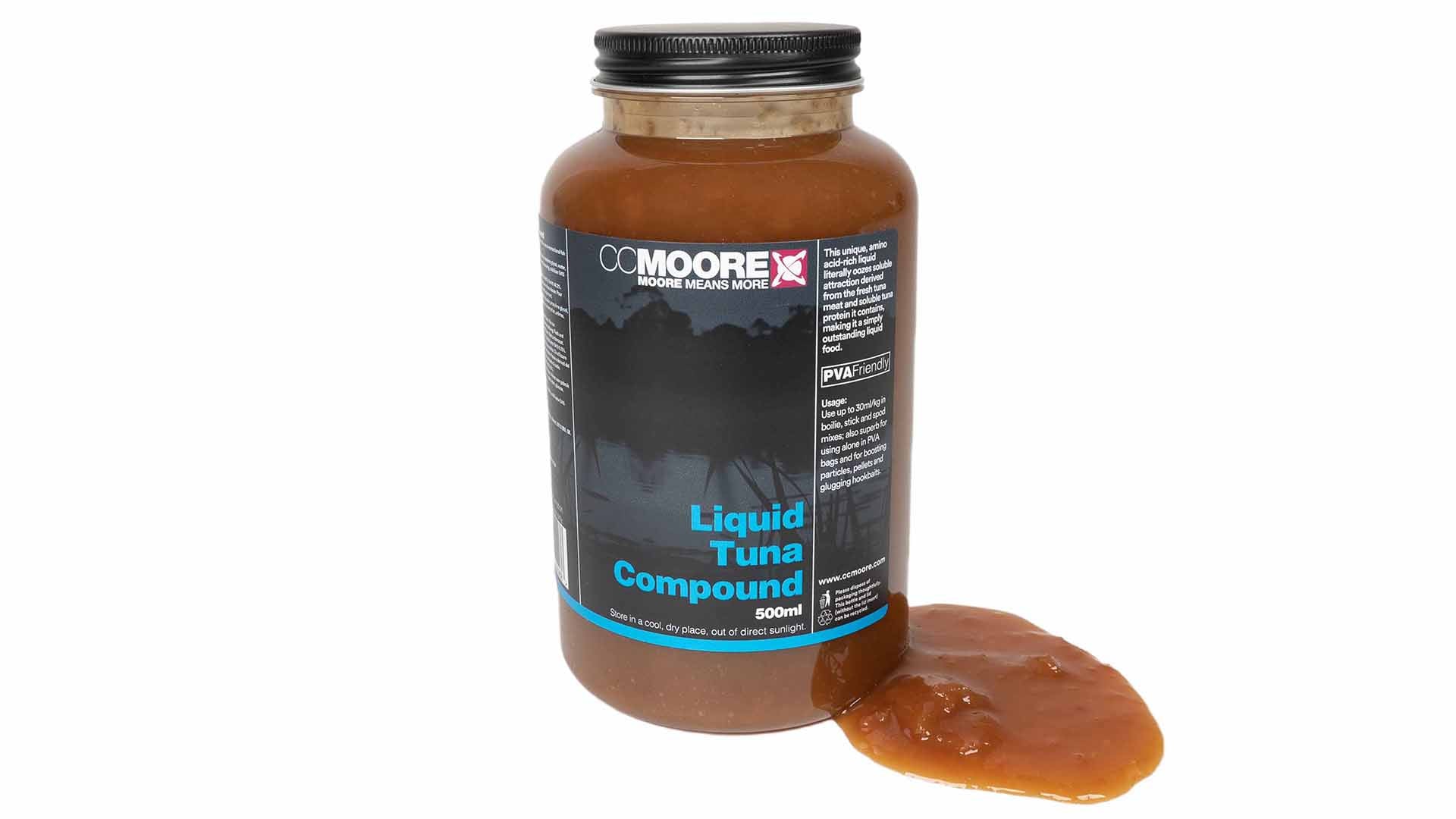 CC Moore Liquid Tuna Compound 500ml bottle of oily tuna meat carp liquid food