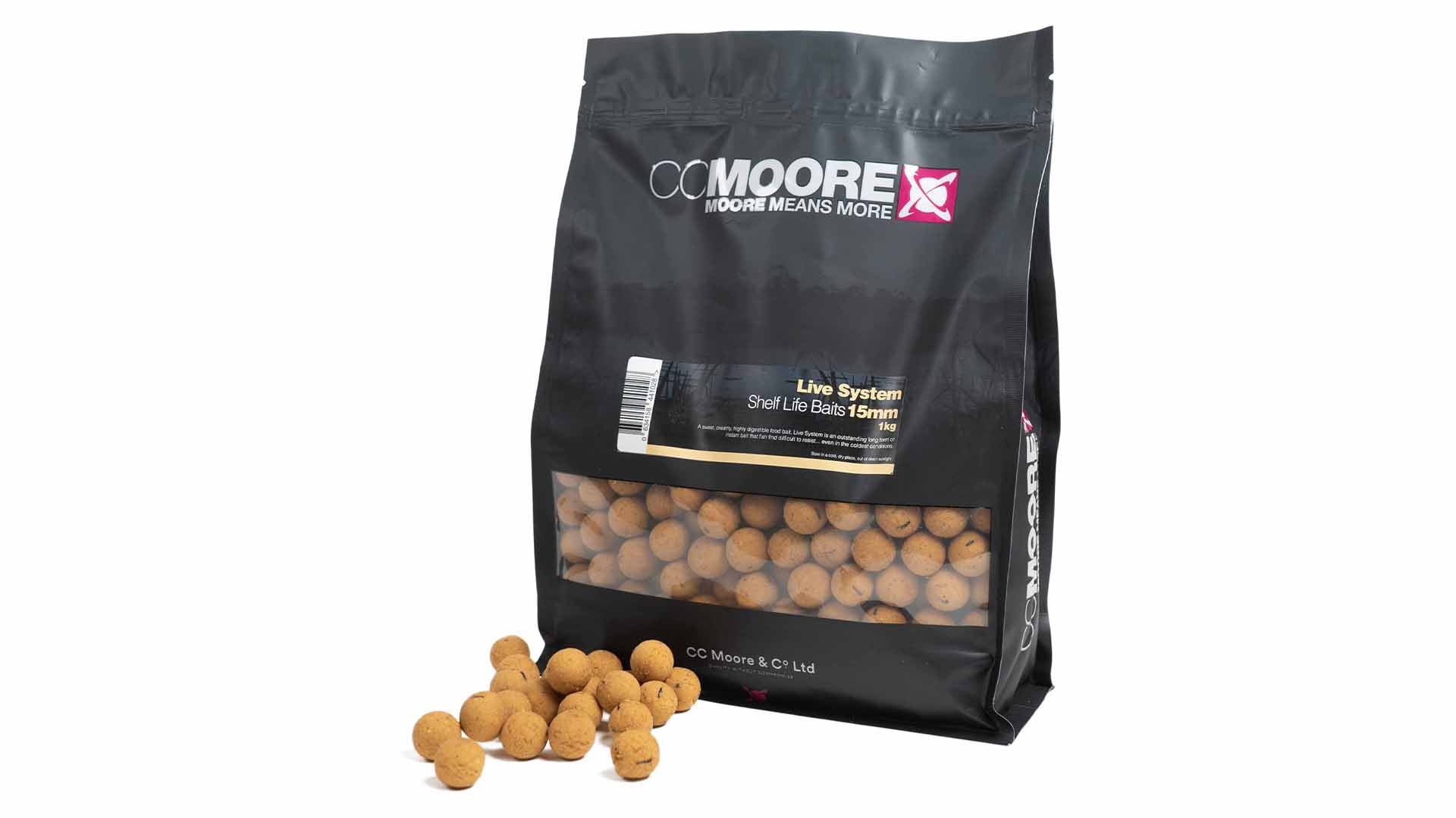 CC Moore Live System Shelf Life Boilies 15mm