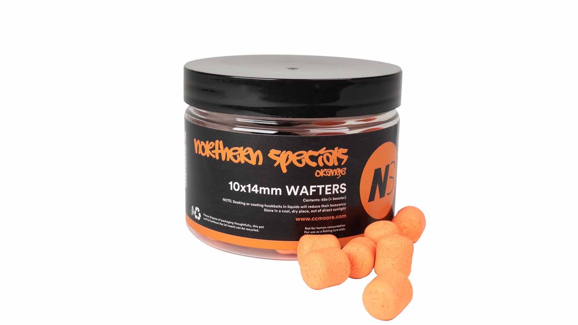 CC Moore NS1 Dumbell Wafter Orange 10x14mm