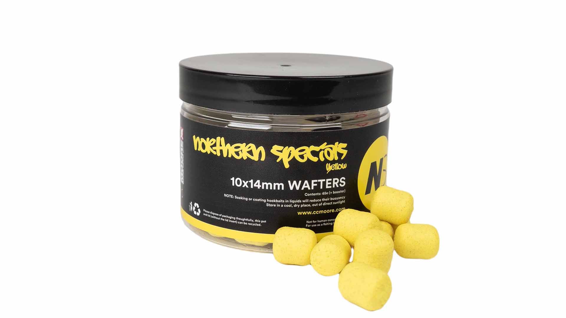 CC Moore NS1 Dumbell Wafter Yellow 10x14mm