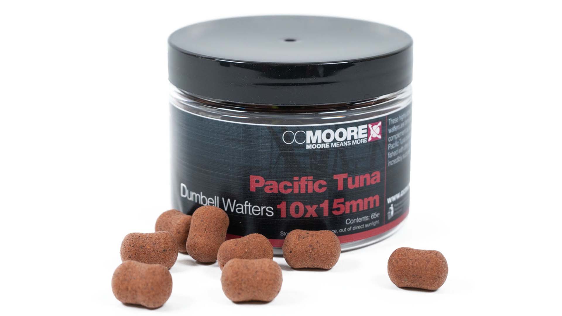 CC Moore Pacific Tuna Dumbell Wafters natural colour carp hookbait