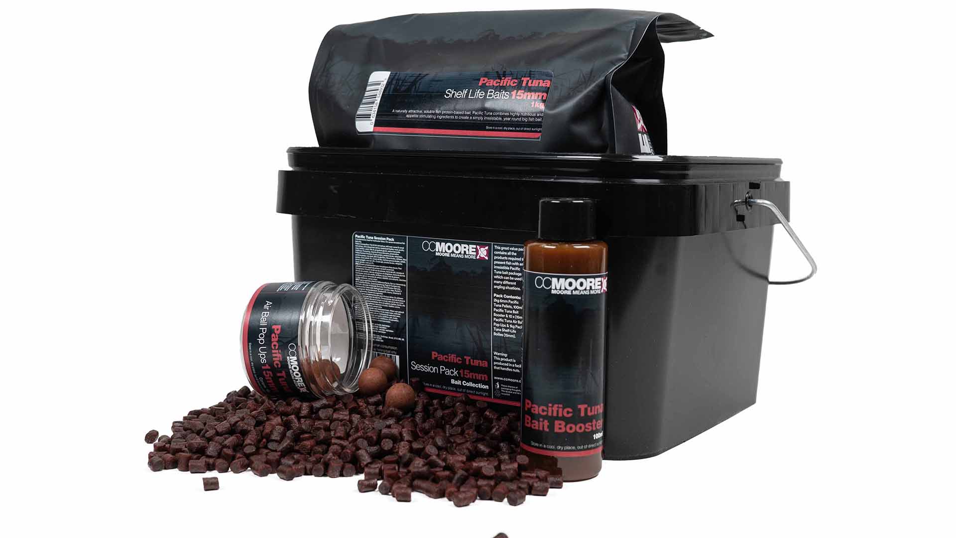 CC Moore Pacific Tuna Session Pack 15mm carp fishing bait bucket