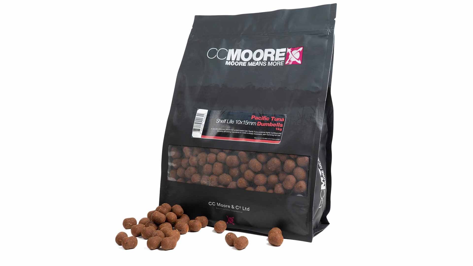 CC Moore Pacific Tuna Shelf Life Dumbells 10x15mm carp fishing bait