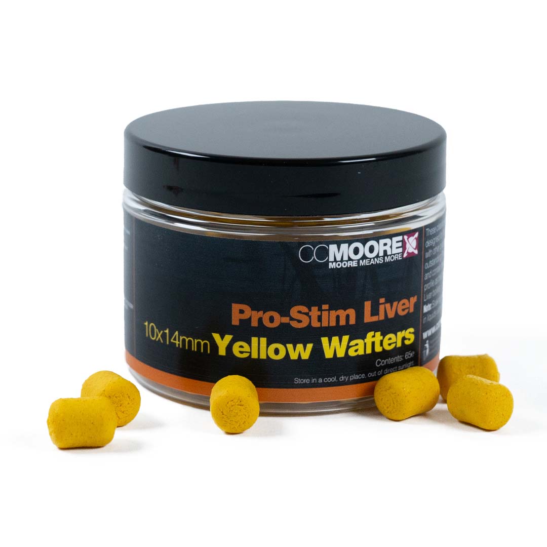 CC Moore Pro-Stim Liver Dumbell Wafters Yellow