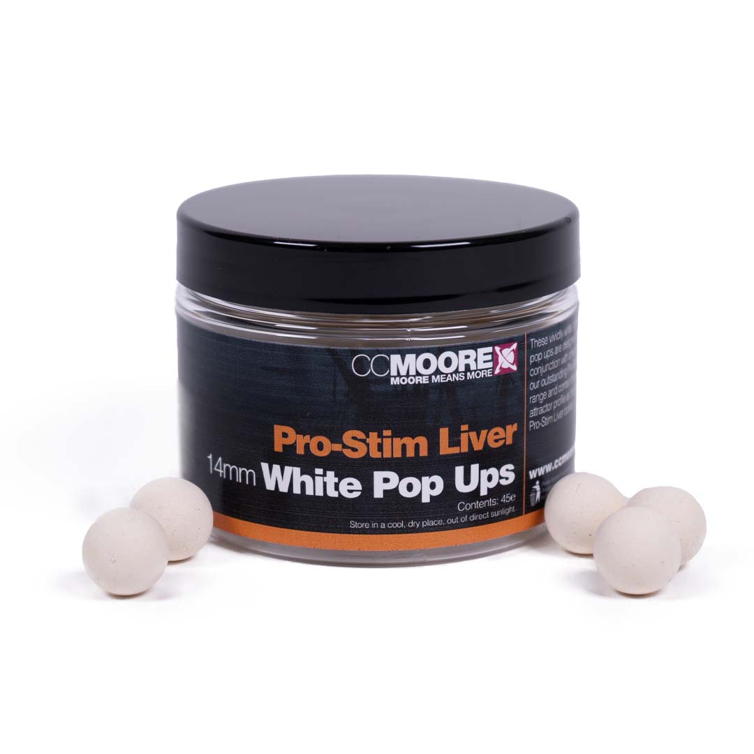 CC Moore Pro-Stim Liver Pop Ups White