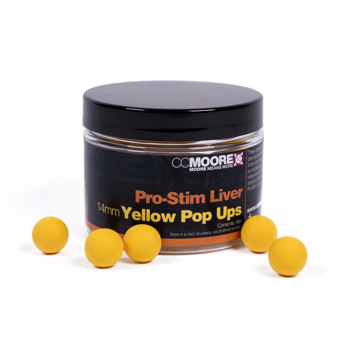 CC Moore Pro-Stim Liver Pop Ups Yellow