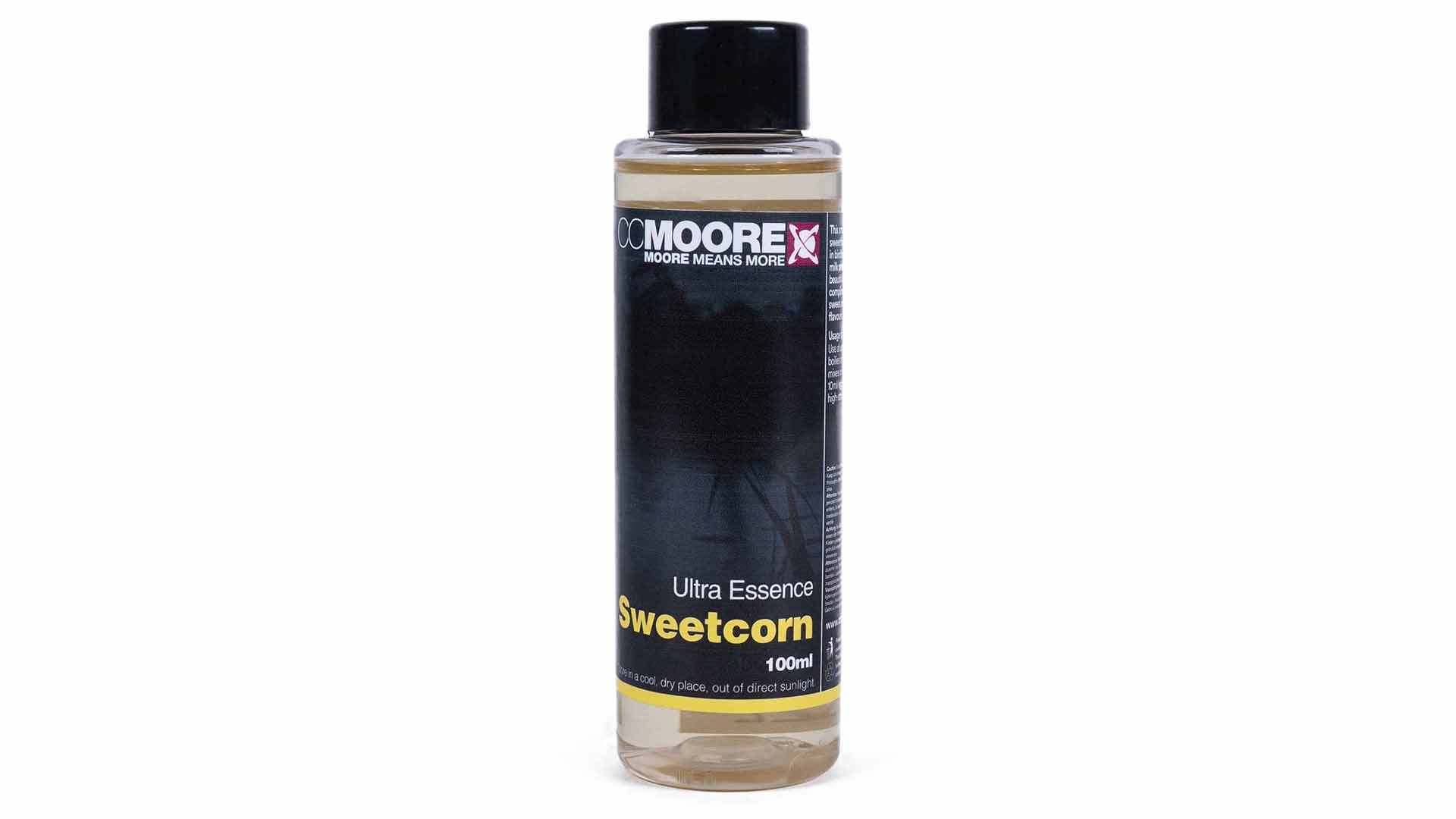 CC Moore Ultra Sweetcorn Essence 100ml bottle of smooth ripe sweetcorn carp bait flavour