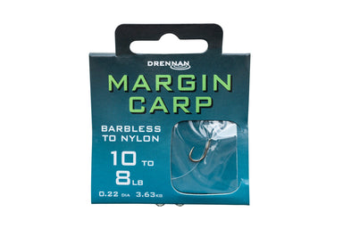 Drennan Margin Carp hook-to-nylon hooklength packet