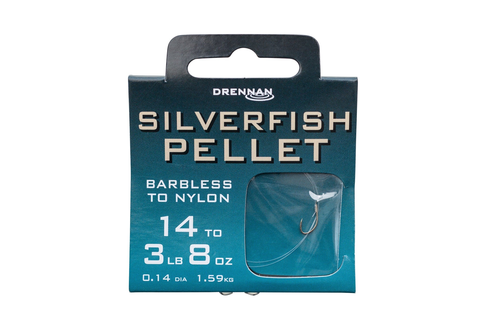 Drennan Silverfish Pellet hook-to-nylon hooklength packet