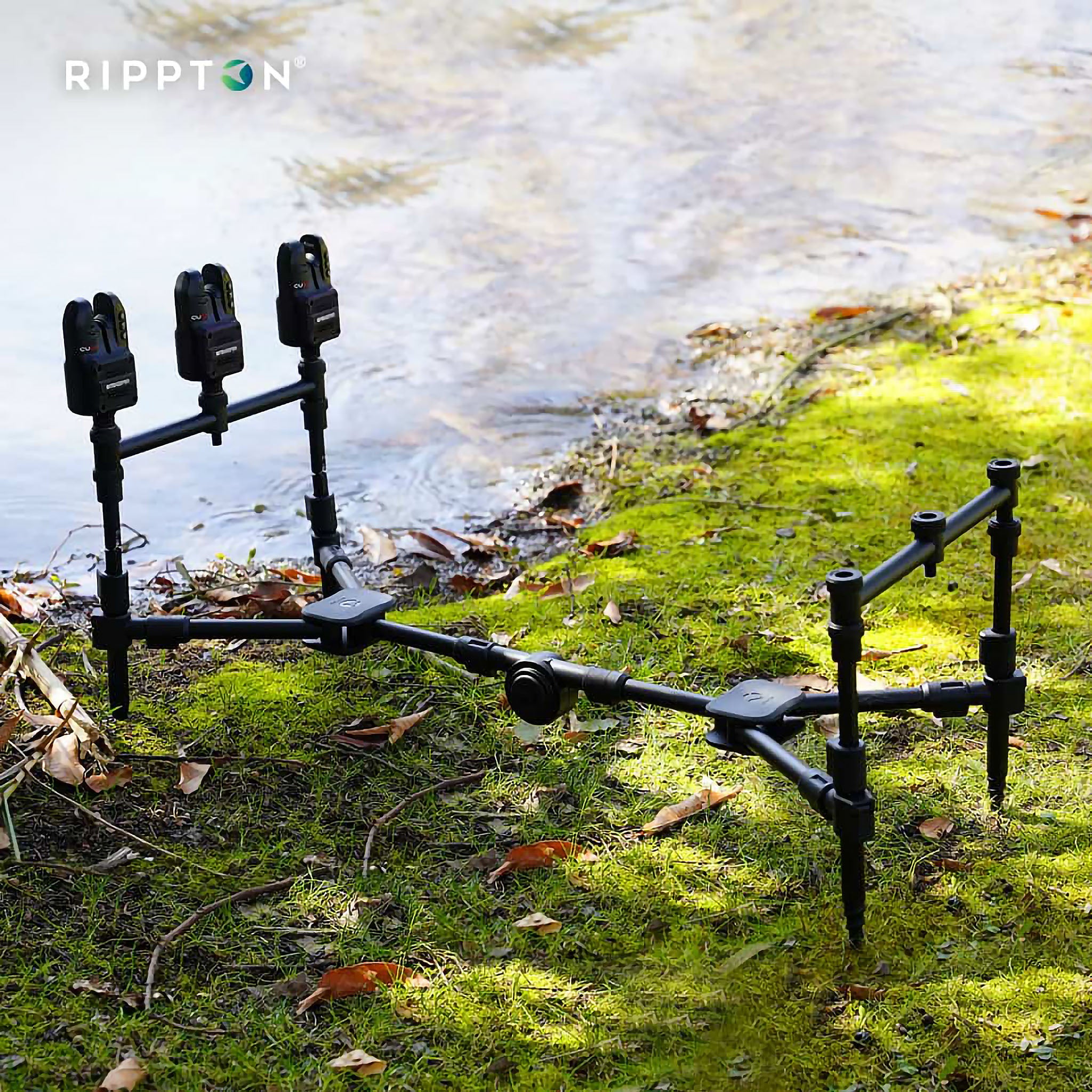 Rippton JX1 Portable Rod Pod (angle adjustable) - Black