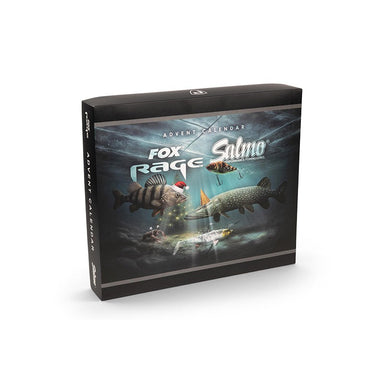 Fox Rage Salmo 2026 Christmas Lure Calendar, box standing upright